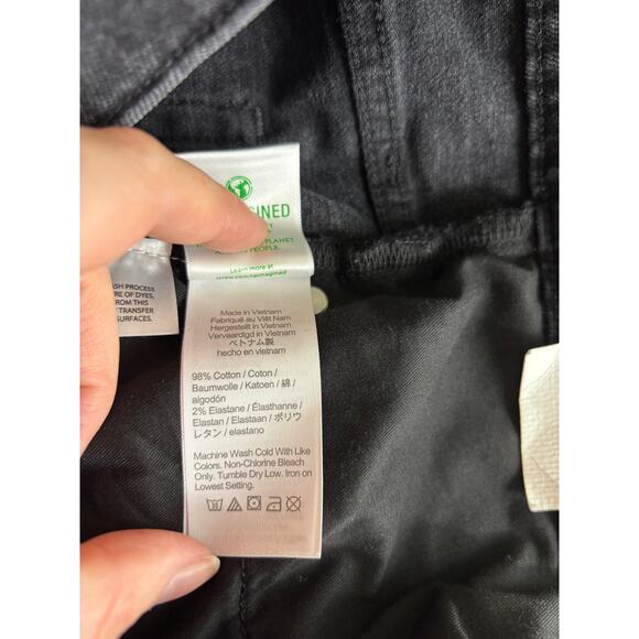 J. Crew Jeans Womens 30T Slim Boyfriend Washed Black Distressed Denim NWT - Picture 7 of 9